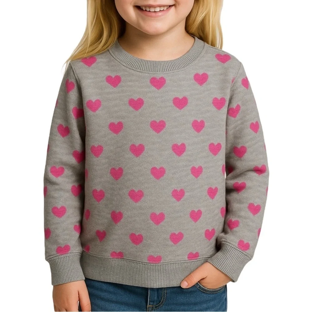 GAP Hearts Print Sweater